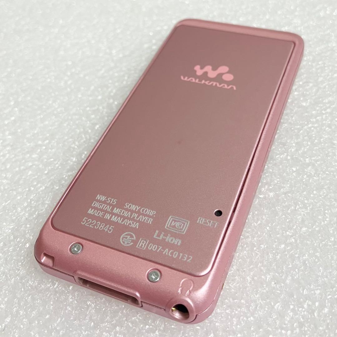 【超美品】　SONY ウォークマン　NW-S15 16GB ライトピンク