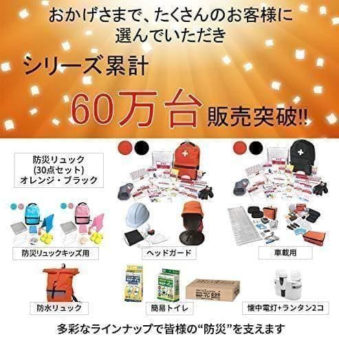 山善(YAMAZEN) 防災リュック 30点 セット 【防災士監修】 一次避難A