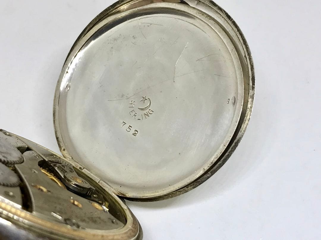 アンティーク・ウォルサム ・スモールセカンド・シルバー懐中時計