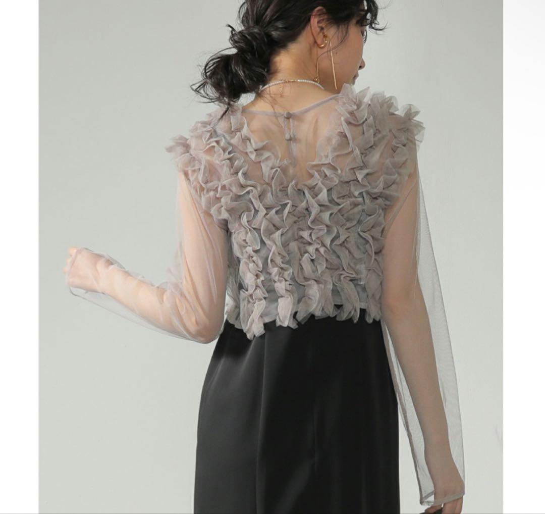 kana♡ Many way frill dress Sサイズ　ブラック