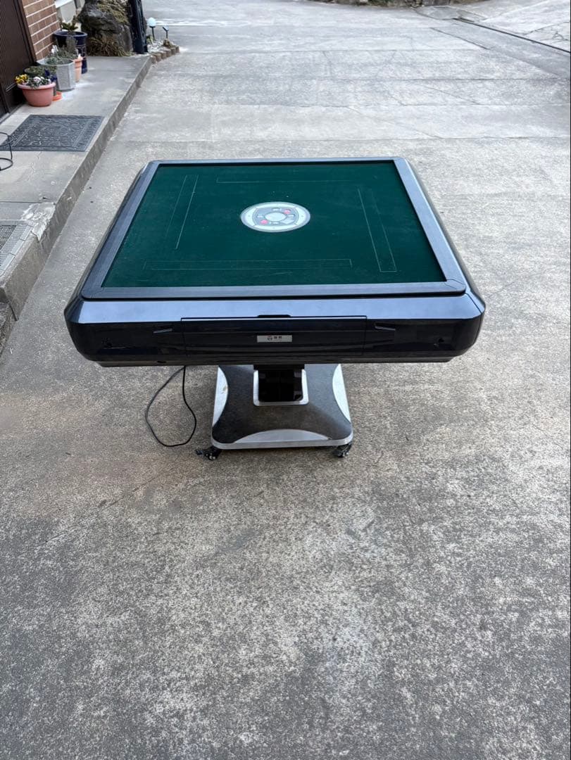 電子麻雀卓 大型 黒