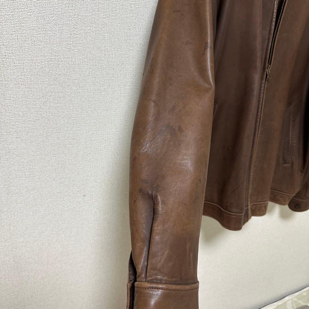 Polo by Ralph Lauren ブラウンレザージャケット ヴィンテージ