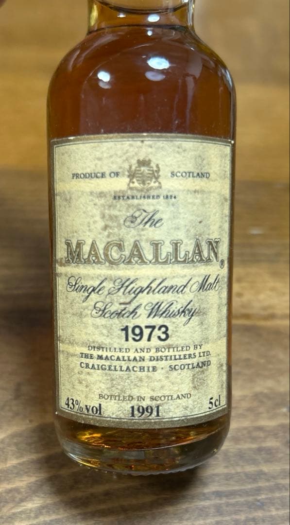 MACALLAN シングルモルトウイスキー 50ml 18年