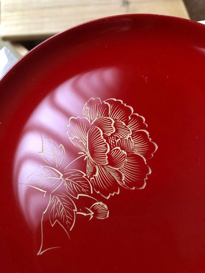 沈金　盃　五カ月　喜平作