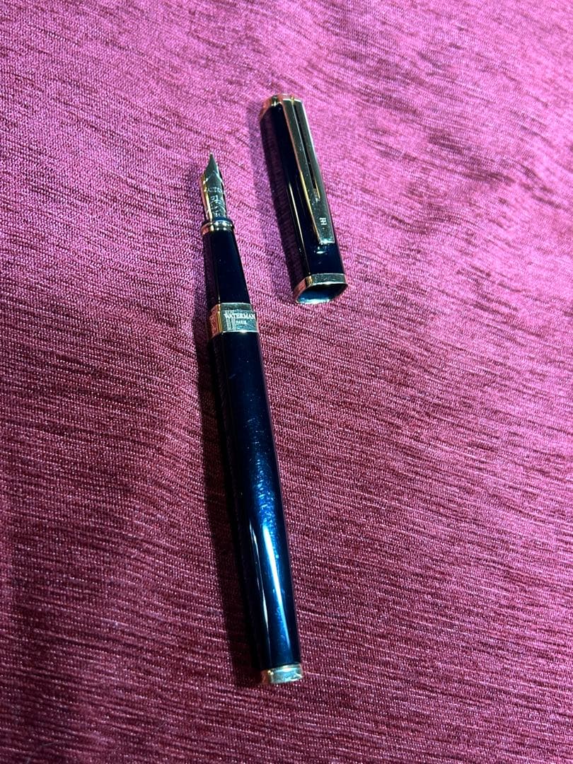 Waterman エクセプション￼•スリムブラックラッカーGT FP F