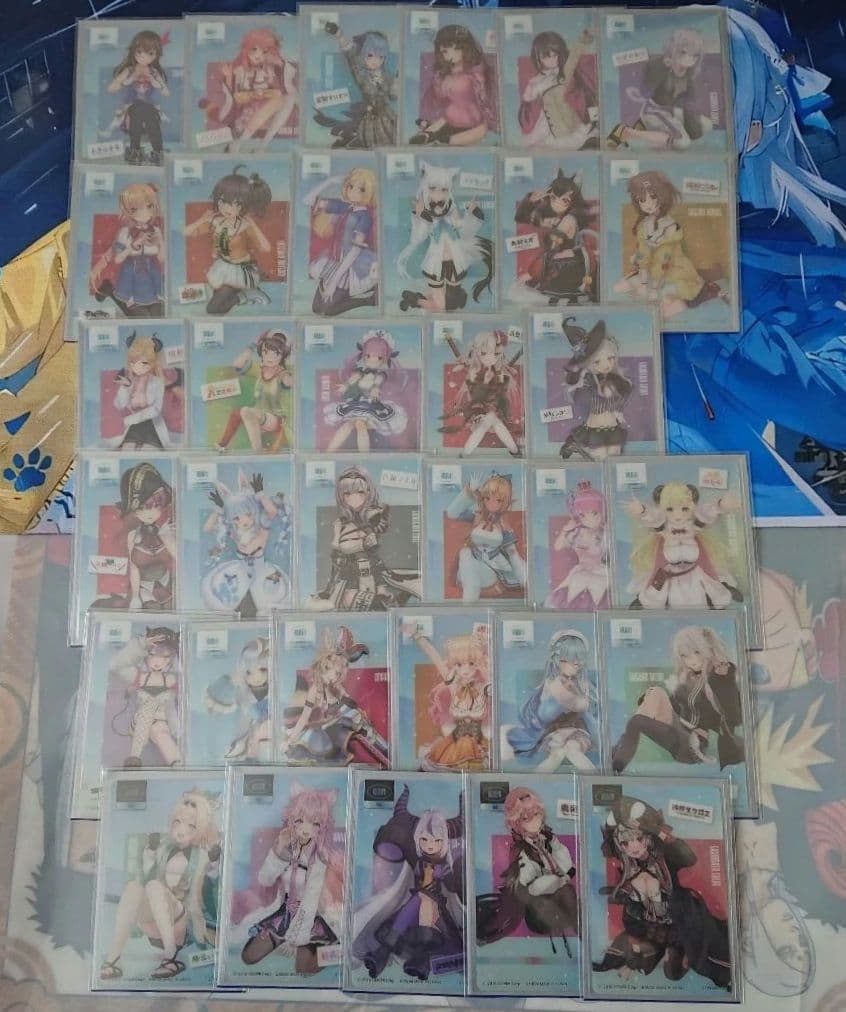 ホロライブ クリアビジュアルカード 34種フルコンプ