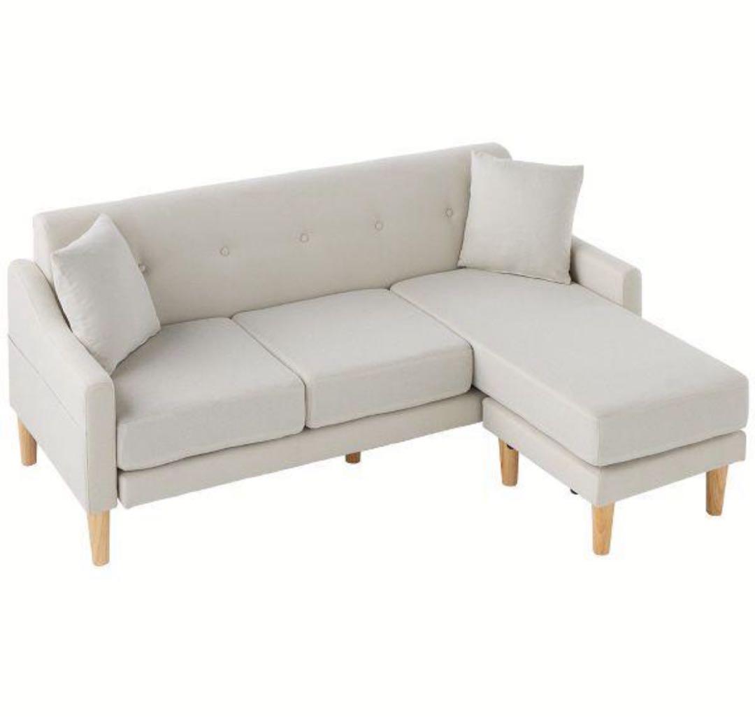 ソファ　ソファセット　リビングソファ　フロアソファ　ソファー　アイボリー