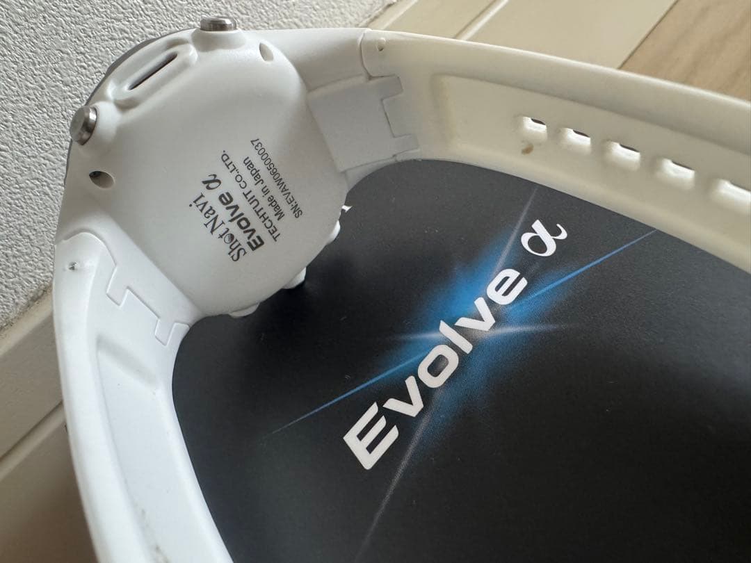 ショットナビ Evolve α ゴルフGPSナビ　ホワイト　未使用