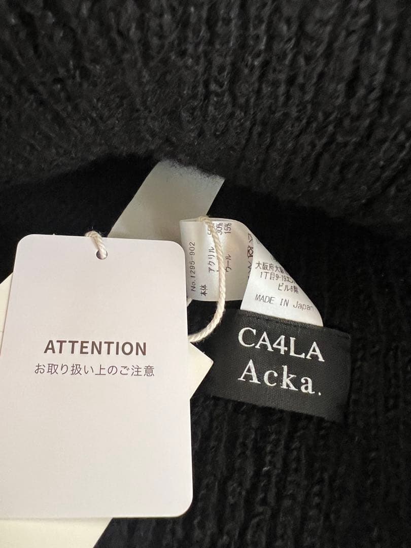 【Acka.】CA4LA×Acka. knit beanie