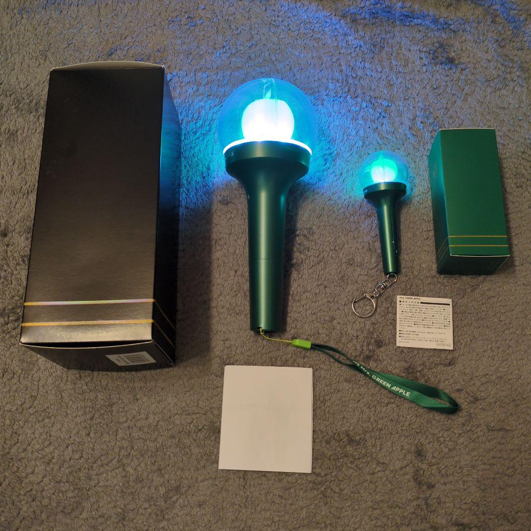 ミセスグリーンアップル公式ライトスティックとミニチュア