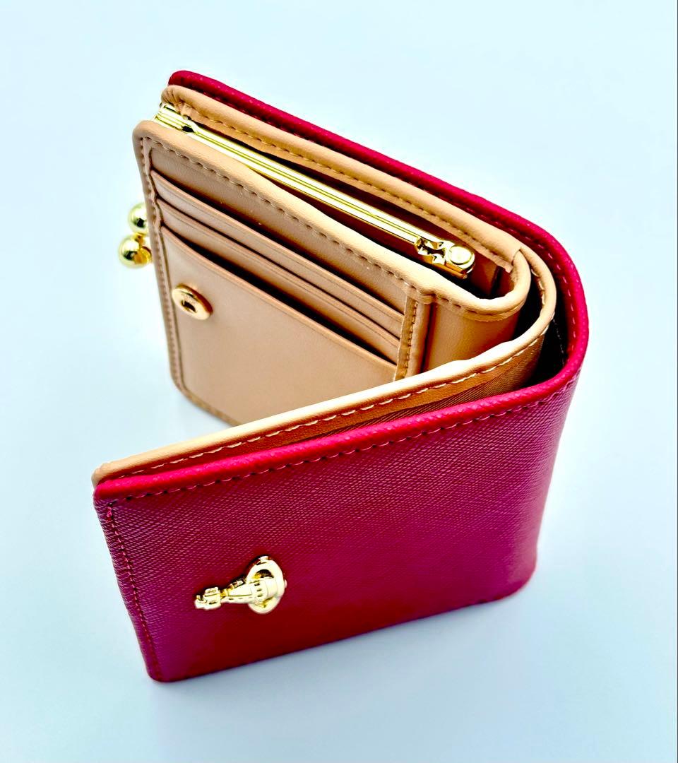 【♡新品未使用♡】Vivienne Westwood 二つ折り財布 ピーチ 人気
