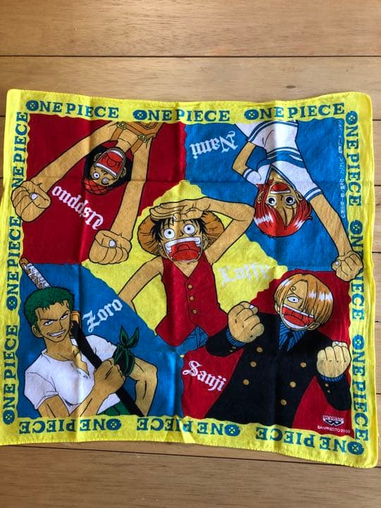 【レア/ミスプリント⁉︎】ワンピース　ハンカチ　和道一文字　黒