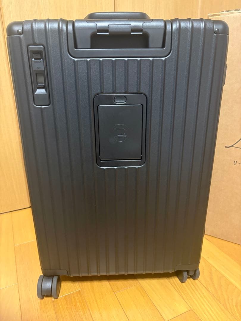 リベティー　多機能キャリーケース　マットブラック　フロントオープン　Mサイズ