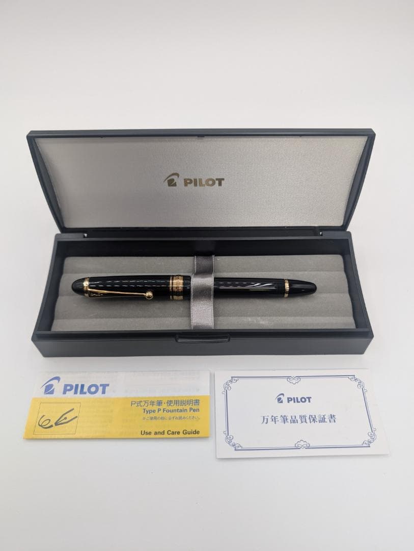 開封済み未使用品　PILOT 万年筆 カスタム823 ブラック 細字 F
