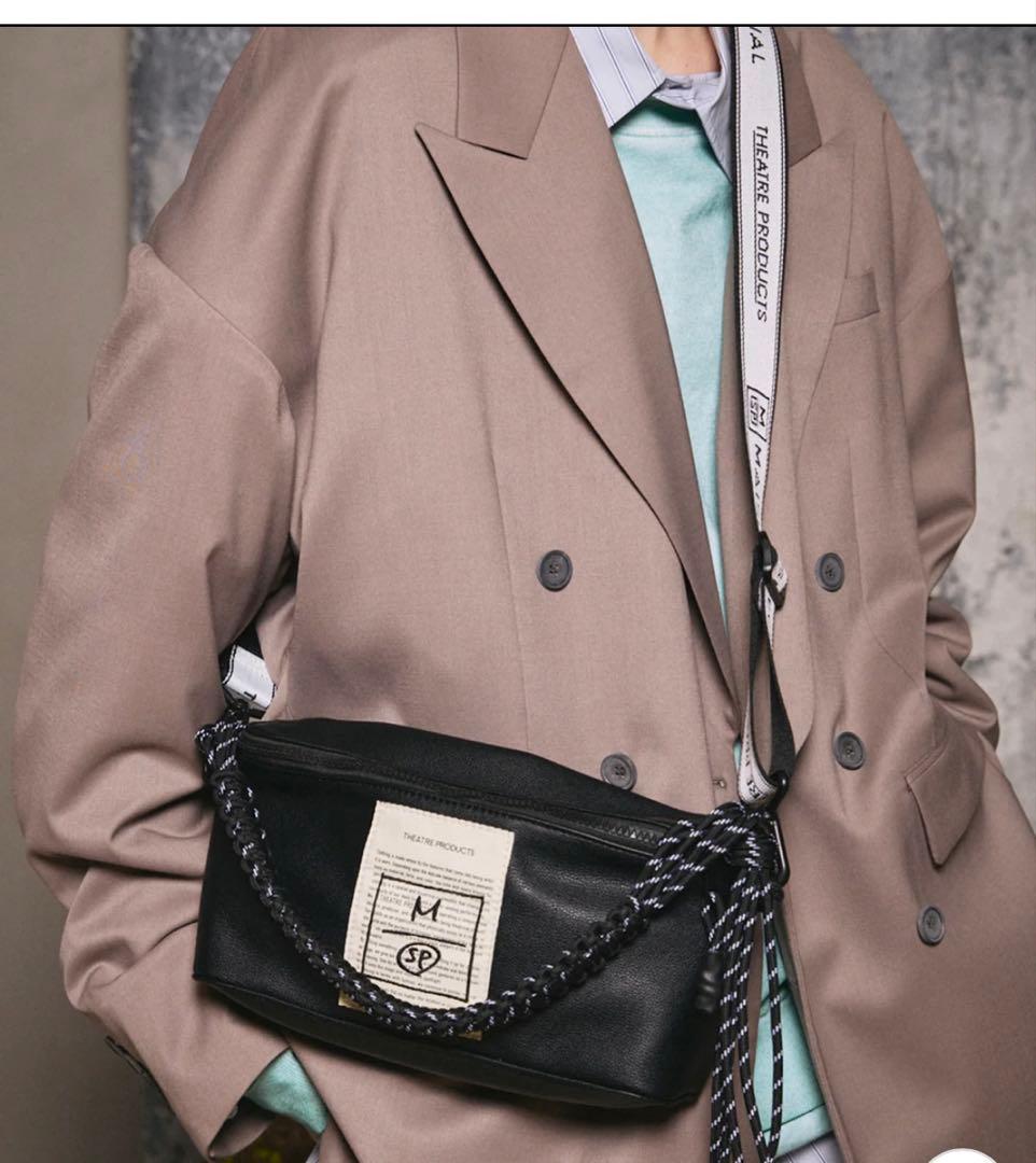 コラボレーションホライゾナルレザーショルダーバッグ　メゾンスペシャル