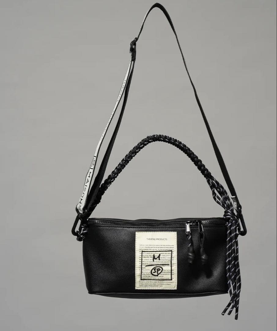 コラボレーションホライゾナルレザーショルダーバッグ　メゾンスペシャル