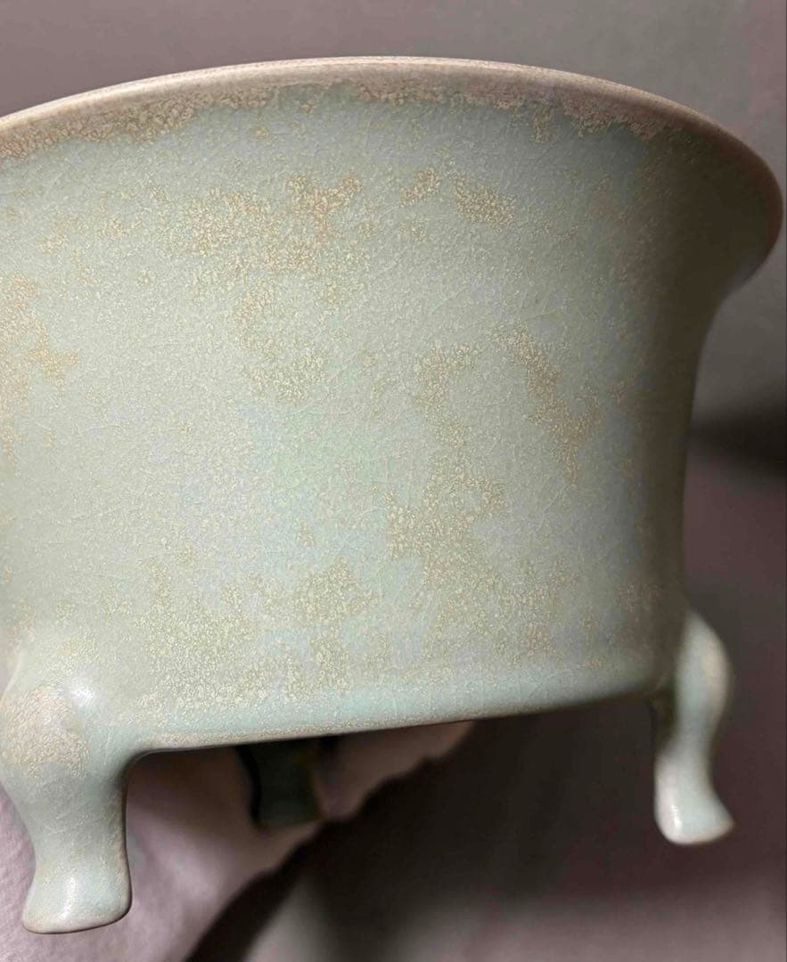 中国 広口三つ足炉　f2260119