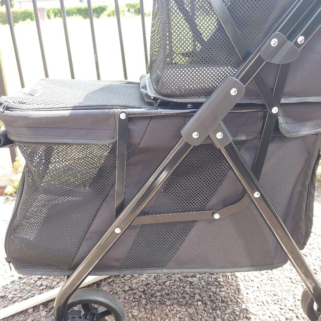 LPOTIUS ペットカート 多頭 上下二段式 折り畳み