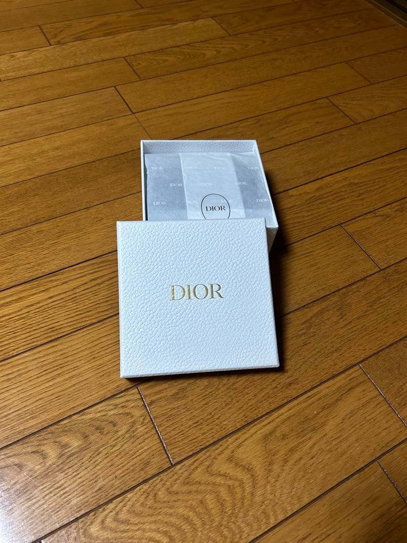 ディオール Caro Dahlia 二つ折り財布 ブラック