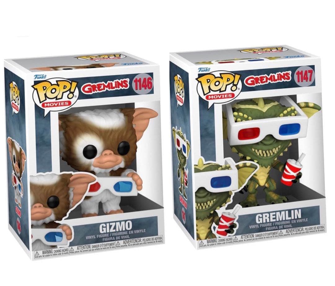 グレムリン　ギズモ　ストライプ　2体セット　フィギュア　FUNKO　POP