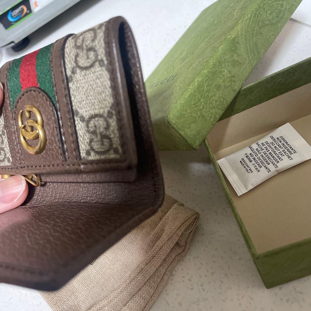 GUCCI ブラウンレザーキーケース