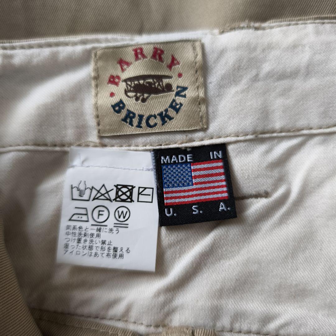 BARRY BRICKEN チノパン　ワイド　ベージュ