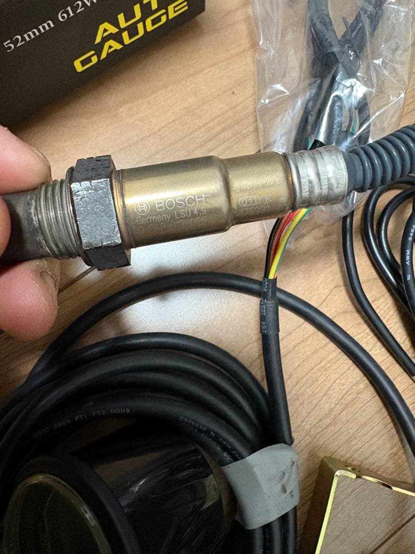 オートゲージ　空燃比計　シグナス