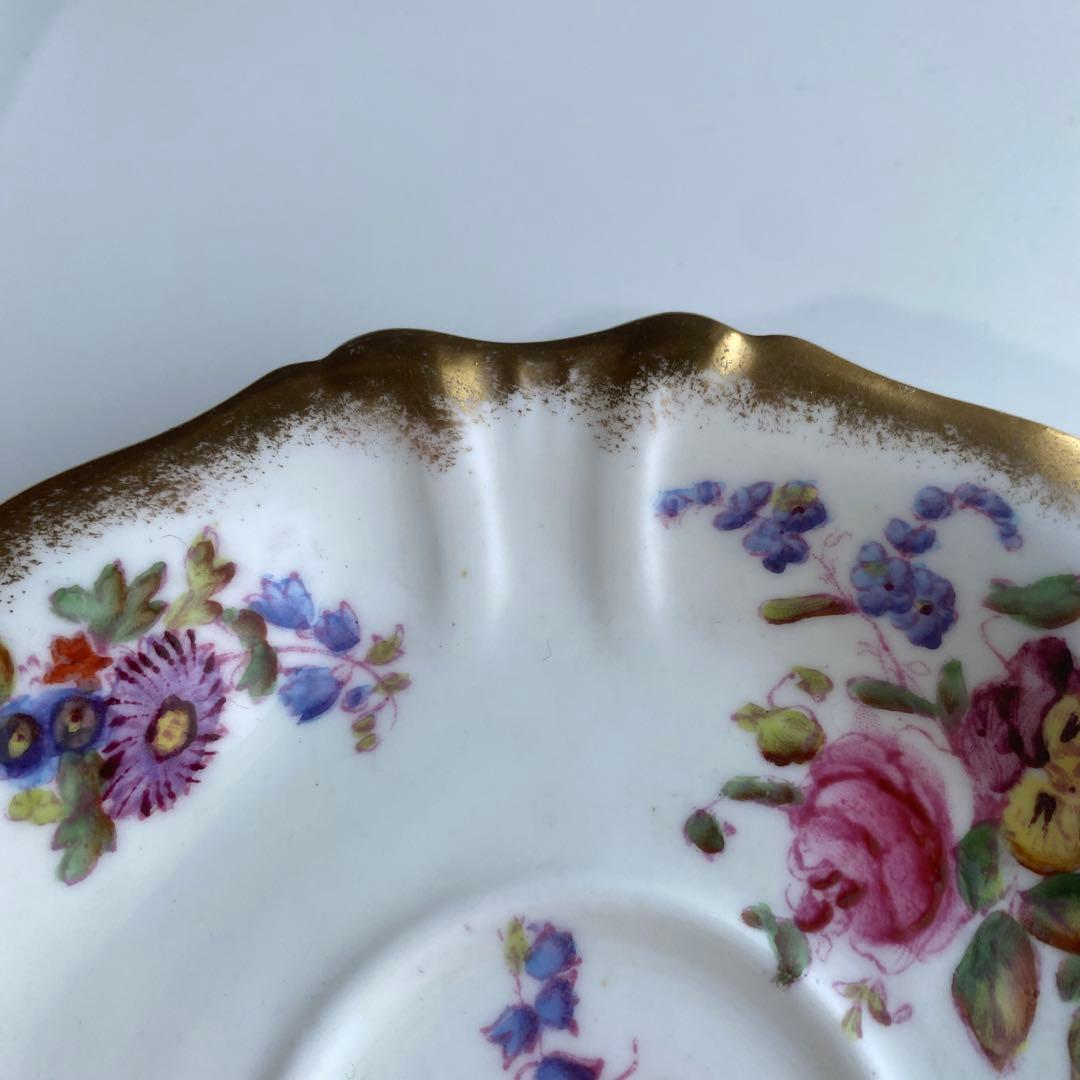 イギリスアンティーク　ハマースレイ ロントン　ドレスデン スプレイ トリオ