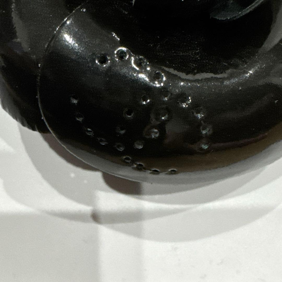 シャネル　カメリア 黒革コサージュ　ココマーク ロゴ　レザー　ヴィンテージ