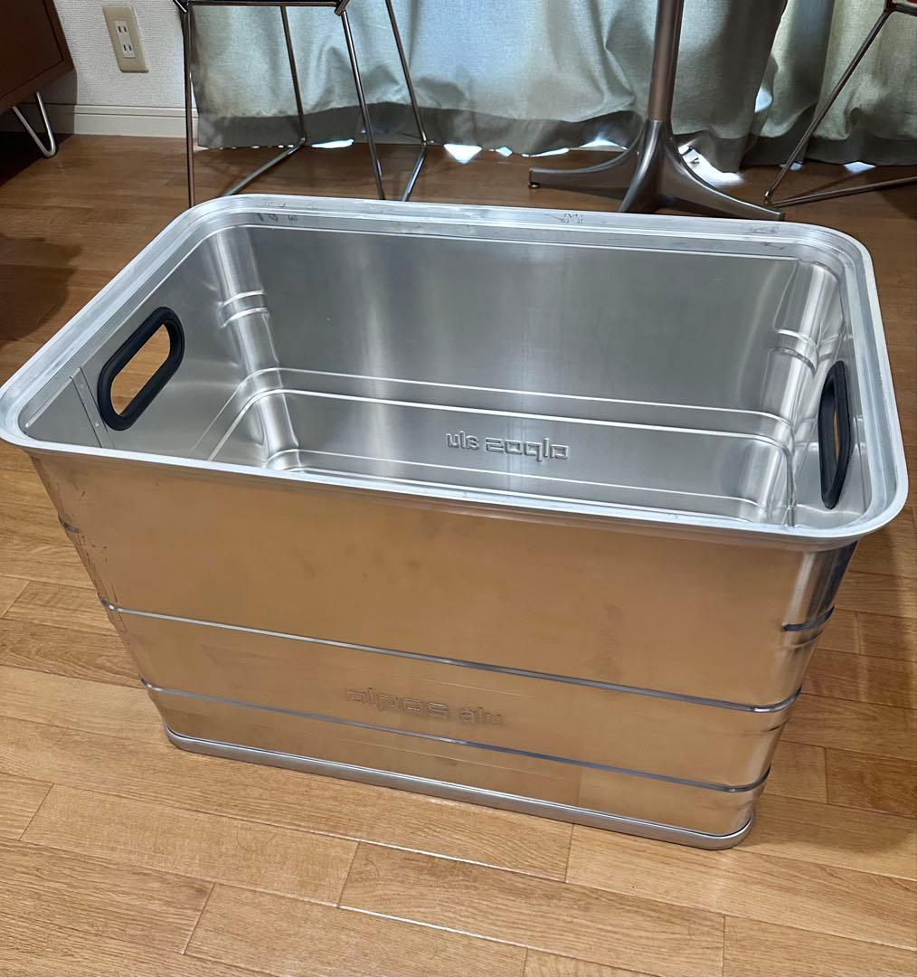 【SONIA】ALPOS アルミコンテナ （レコードボックス）67L