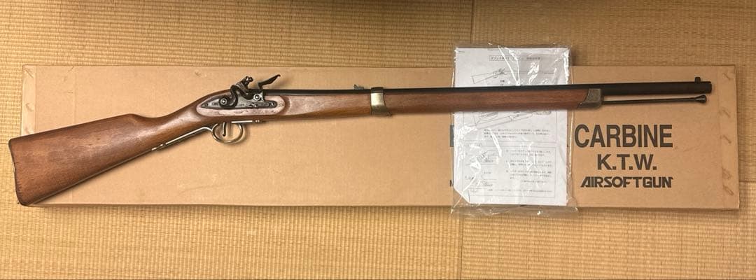 KTW フリントロックカービン ハンマー式エアコッキング エアガン ライフル