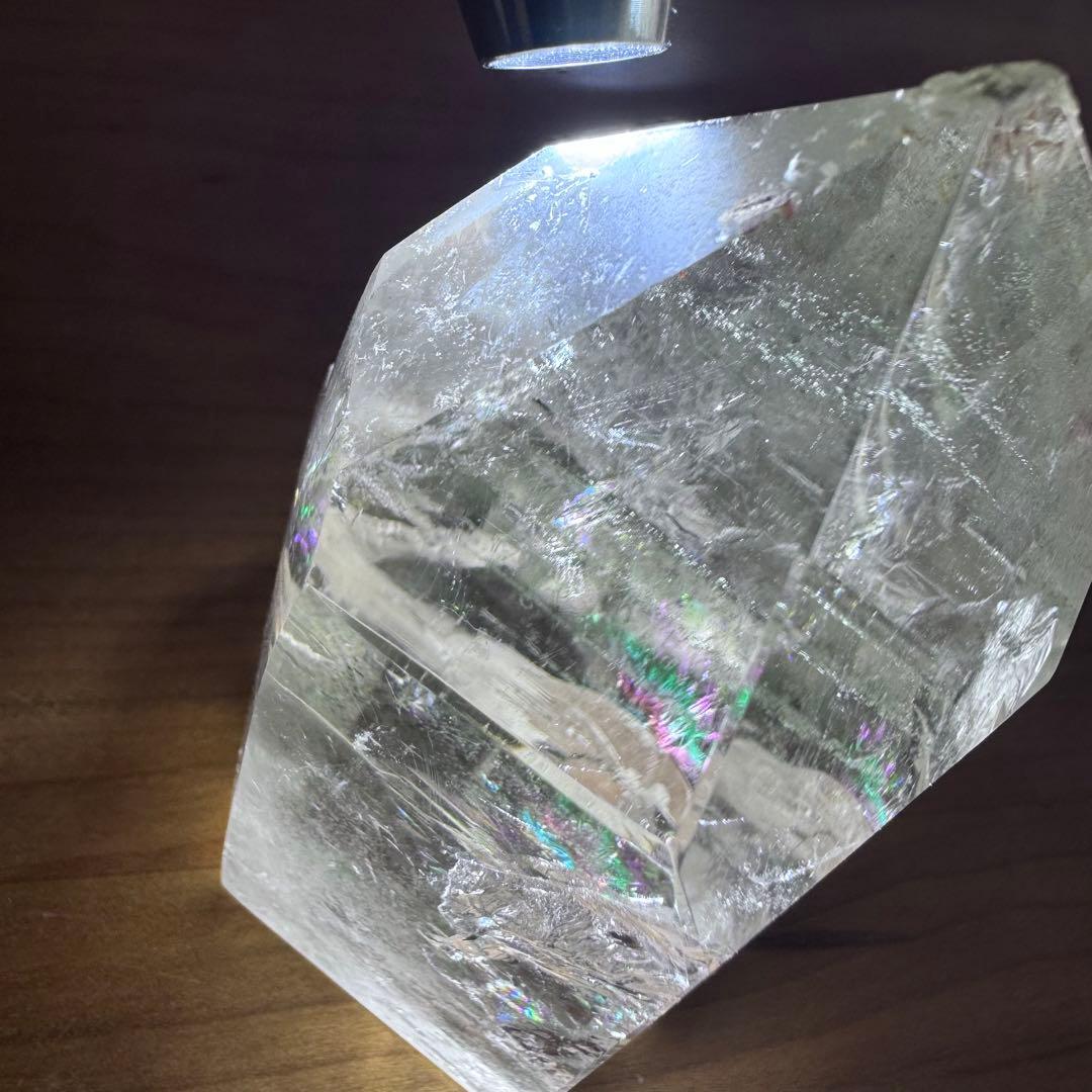 クォーツインクォーツ　フリーフォーム　虹　ファントム多数