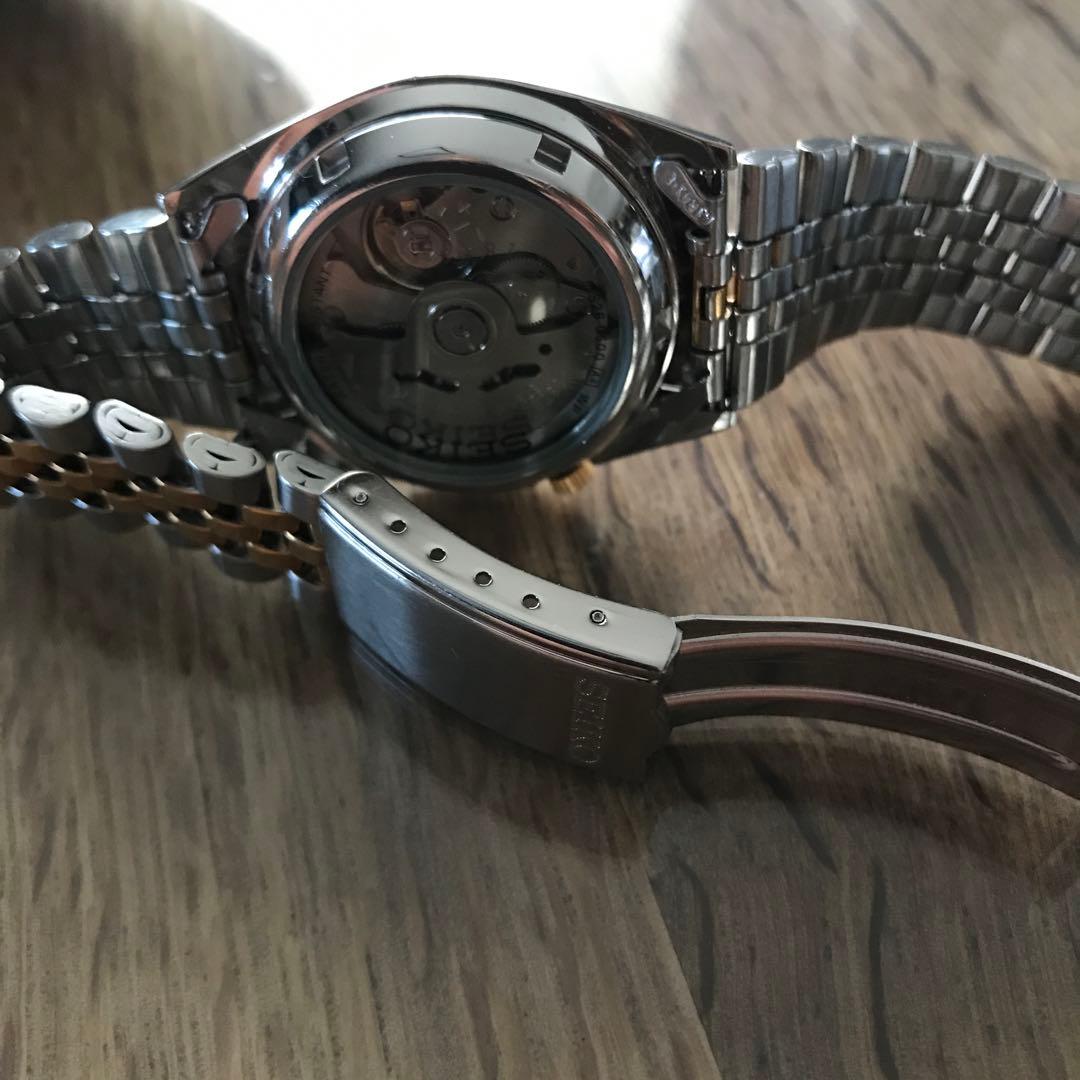 セイコー5 デイデイト 自動巻き 7S26-0500 裏スケ コンビ