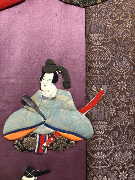 タベストリーお雛様アンティーク