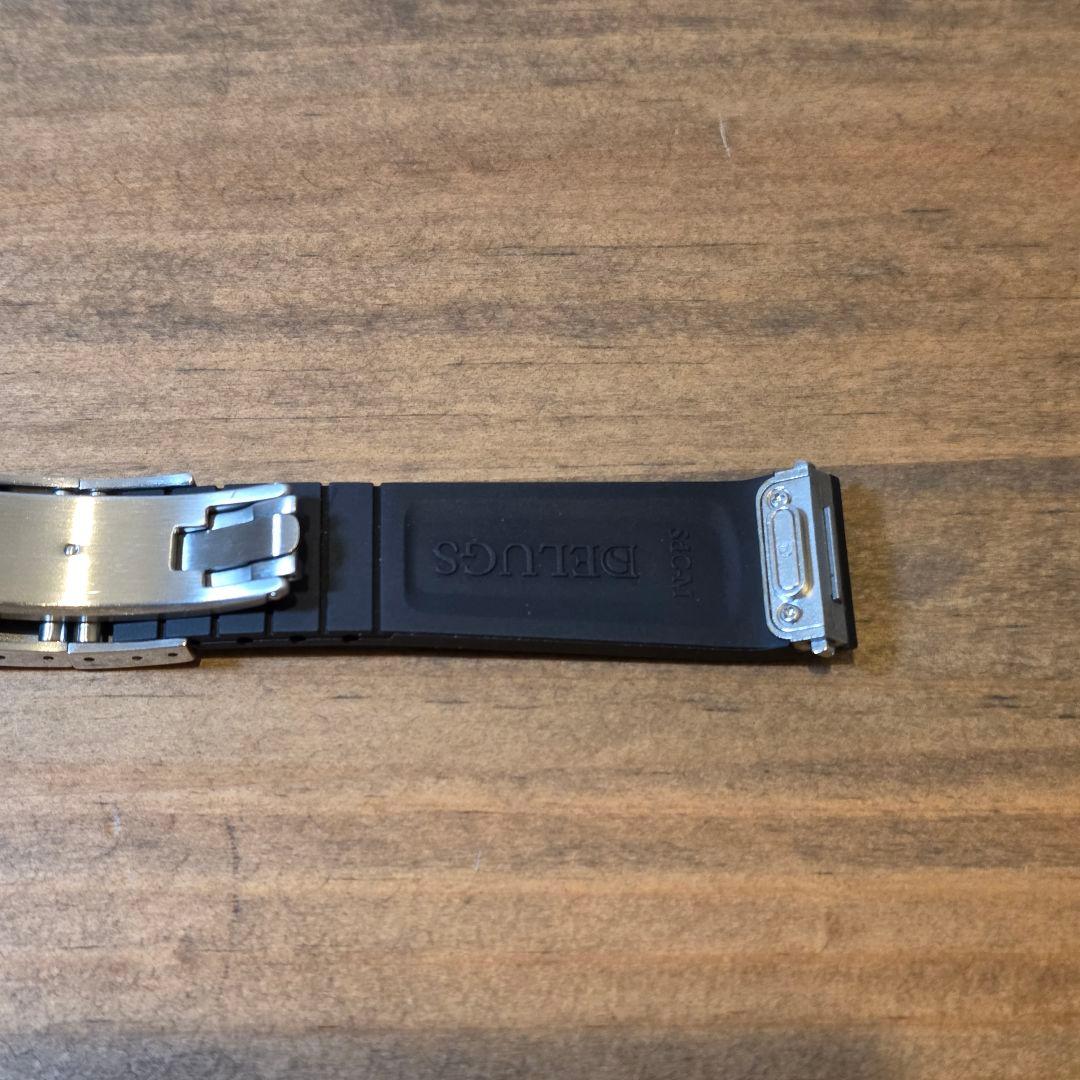 Cartier サントスドゥカルティエMM Delugsラバーベルト