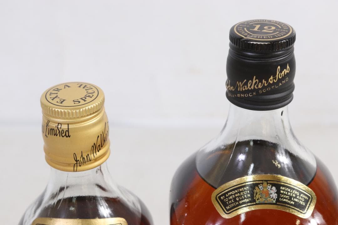 ◆未開栓 2本 ジョニーウォーカー ブラックラベル 750ml 12年 1125