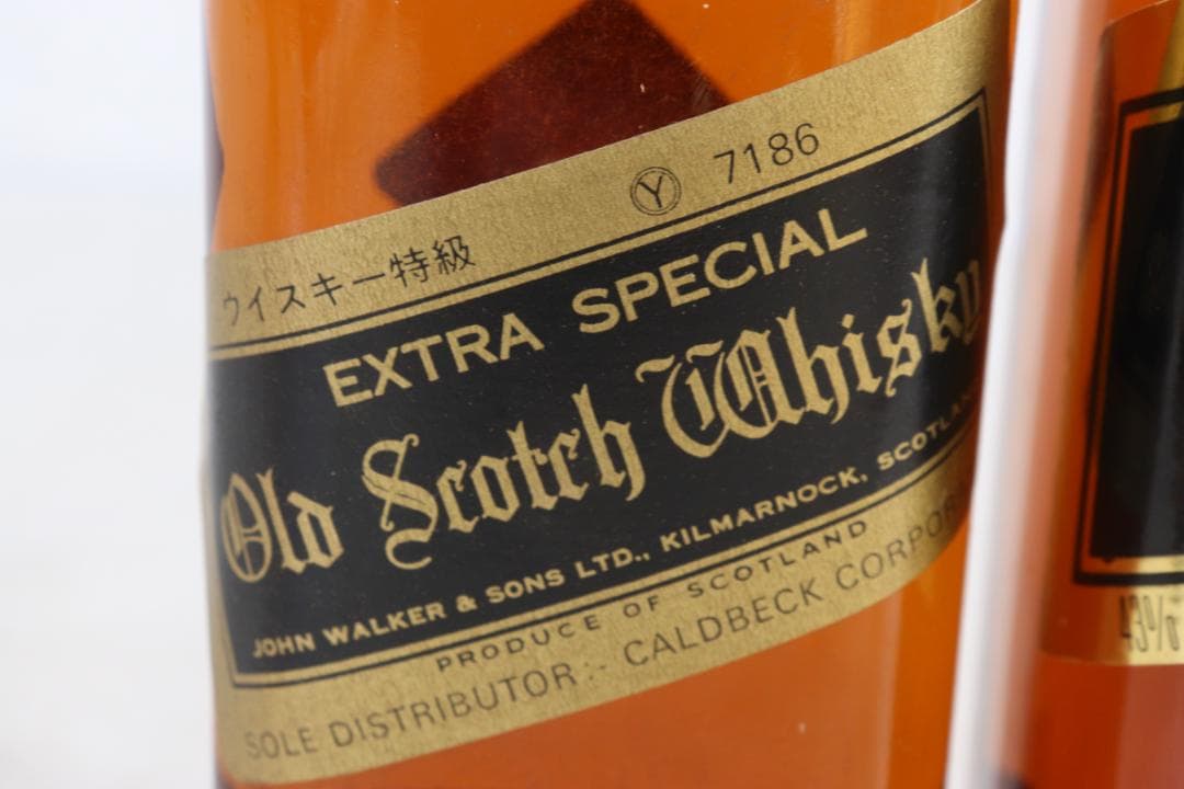 ◆未開栓 2本 ジョニーウォーカー ブラックラベル 750ml 12年 1125