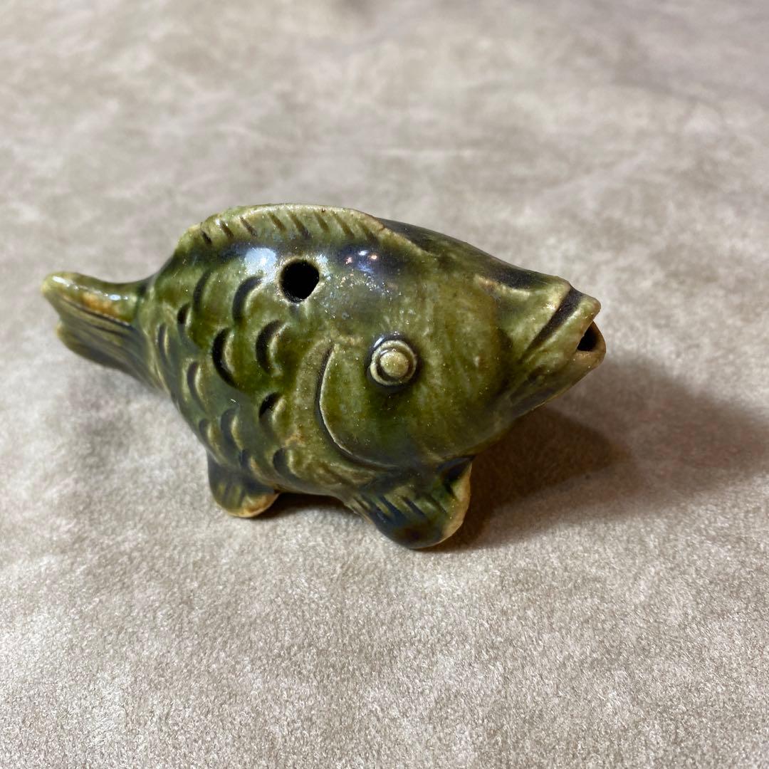 書道水差し、織部水滴