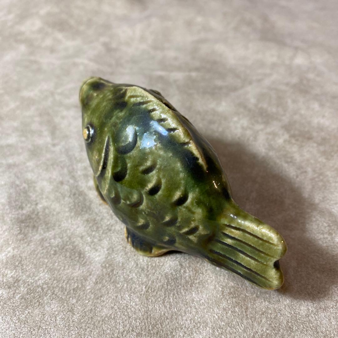 書道水差し、織部水滴