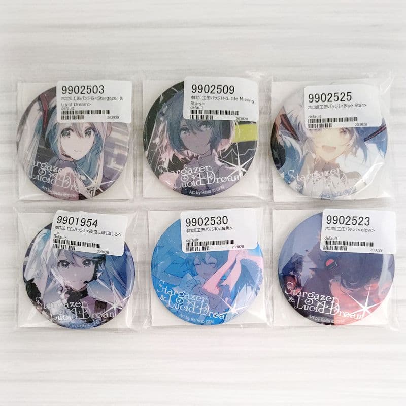 初音ミク Rella 個展 缶バッジ全種 フルコンプ セット