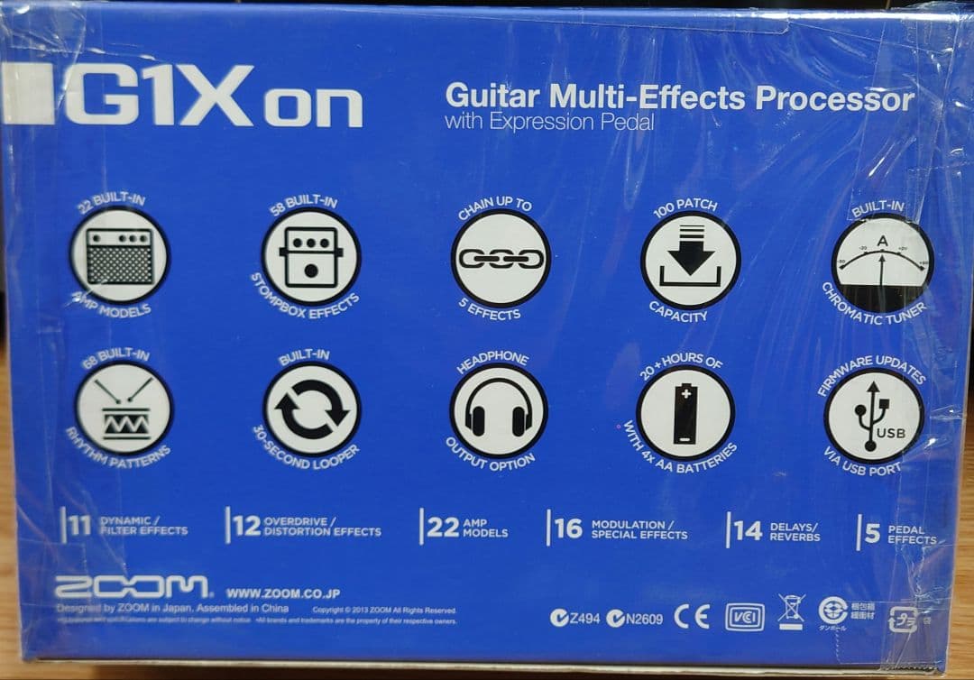 ■■【箱付】ZOOM G1Xon マルチエフェクター