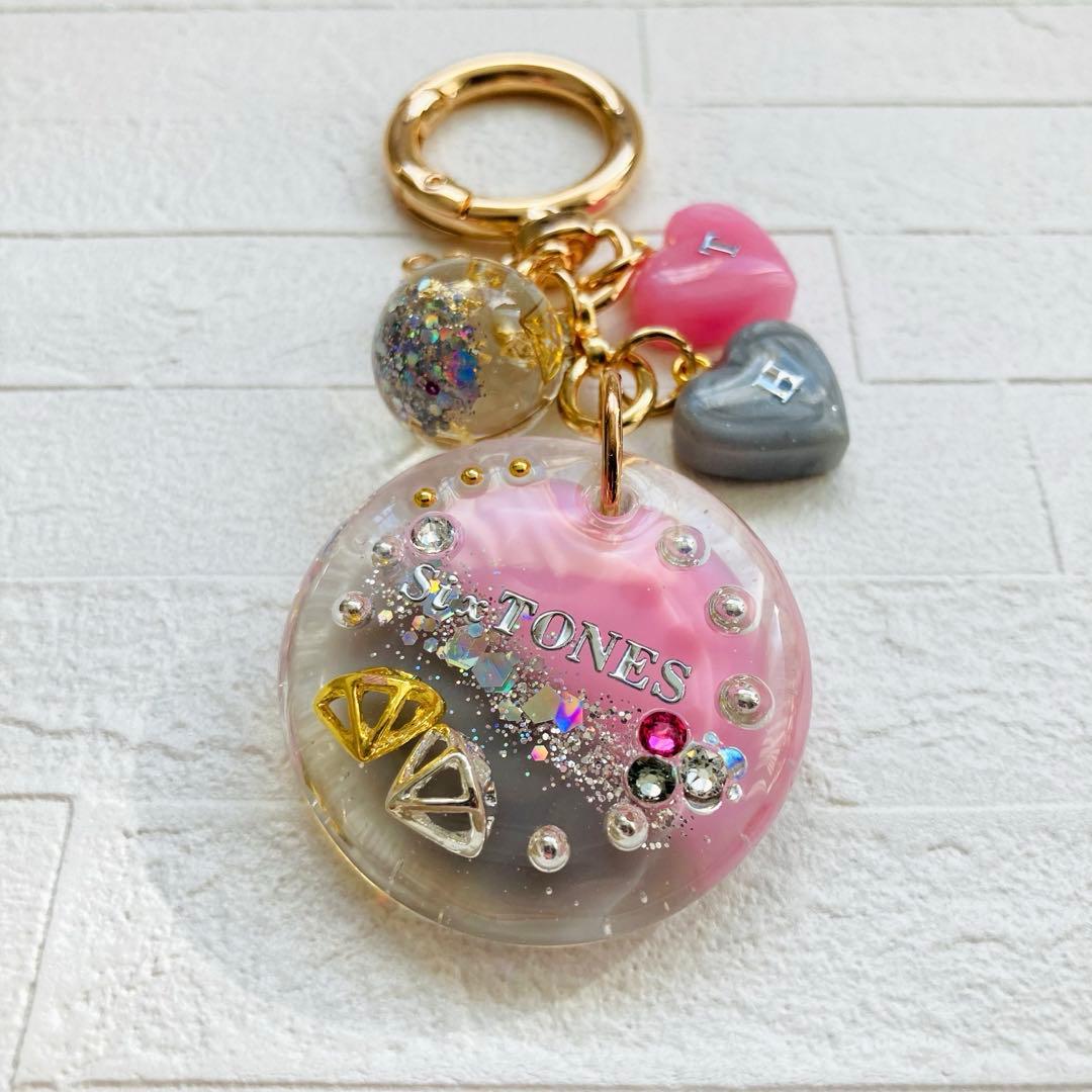 りんりんページ SixTONES名入れキーホルダー／チャーム　10点