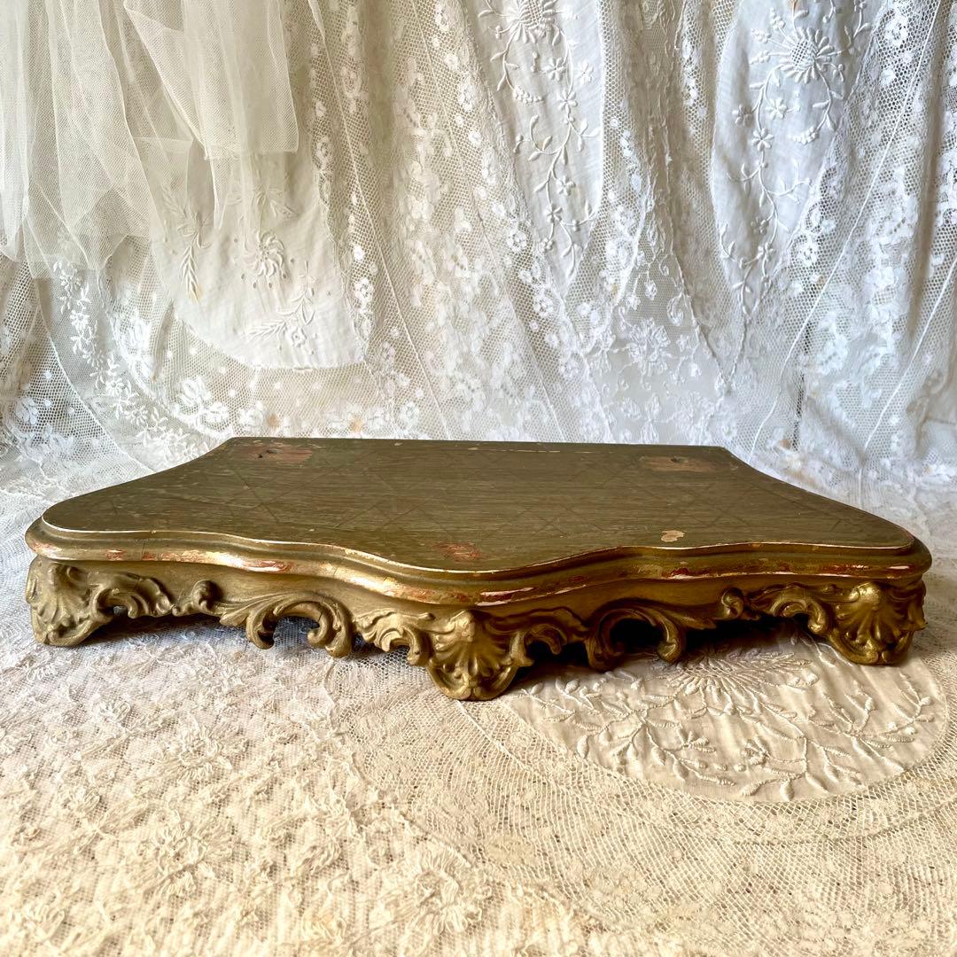 ディスプレイ台　台座　ポワドレ　プレゼンテーション店舗什器　フランスアンティーク