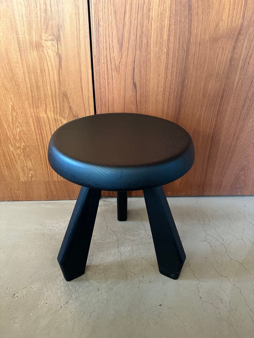 シャルロット・ペリアン　メリベルスツール　ブラック　カッシーナ社製