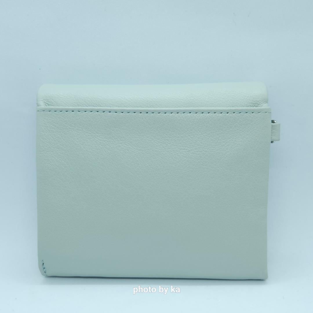 新品 ブルー ジルスチュアート 折財布 JILLSTUART エンジェル 水色