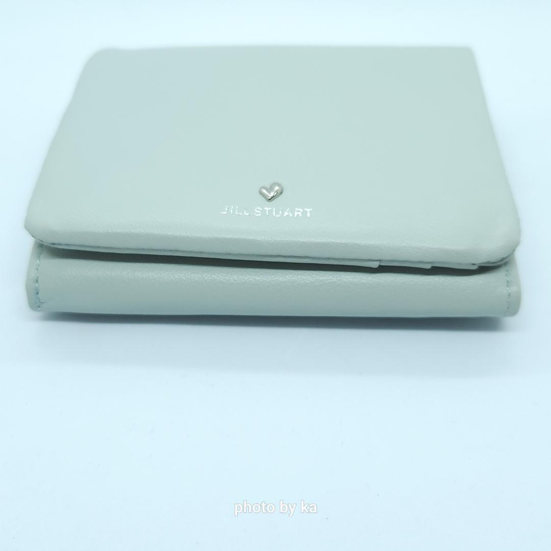 新品 ブルー ジルスチュアート 折財布 JILLSTUART エンジェル 水色