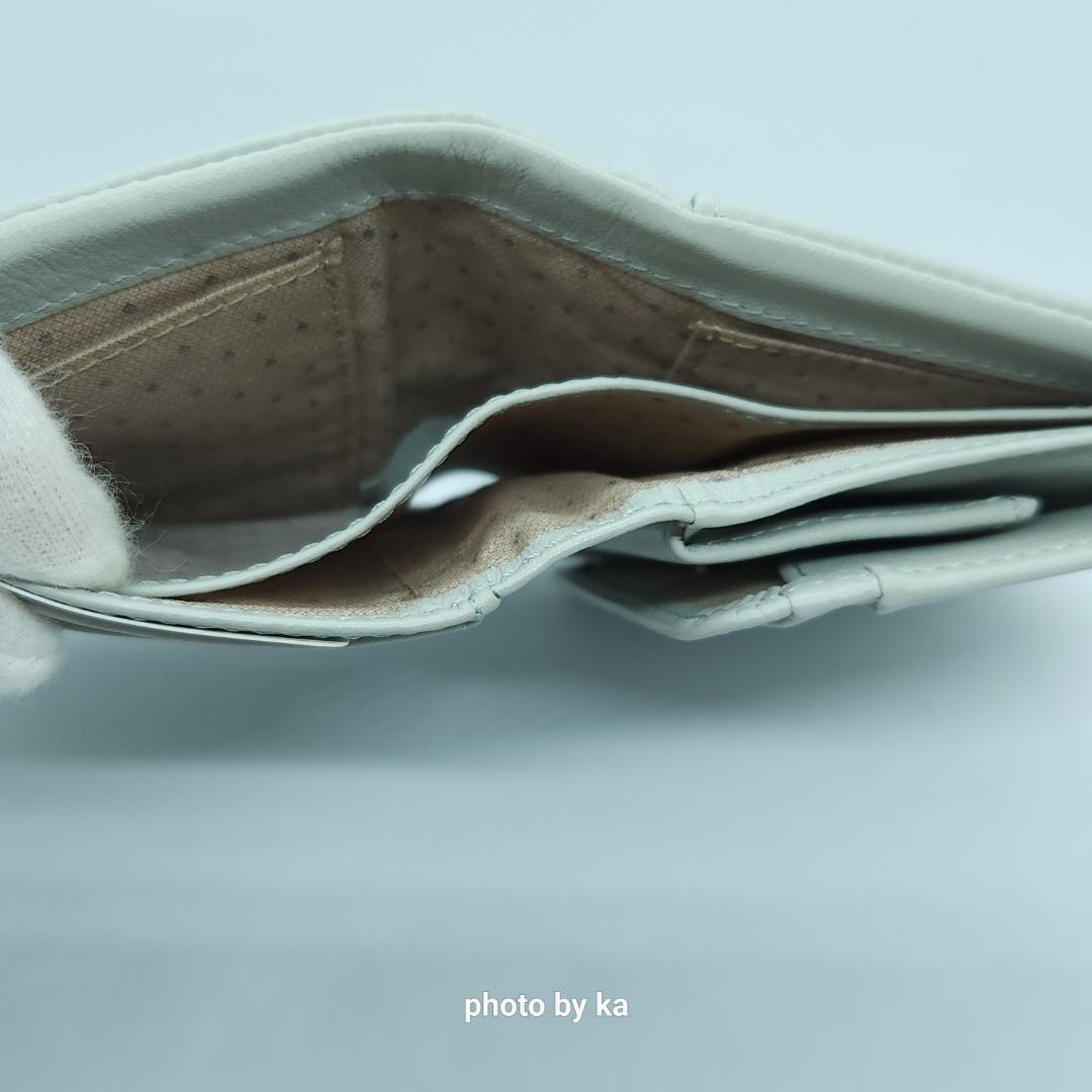 新品 ブルー ジルスチュアート 折財布 JILLSTUART エンジェル 水色