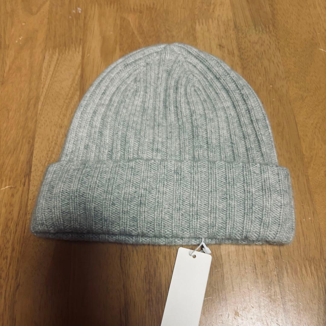 （新品）Picea cashmere（ピセアカシミヤ）リブニットキャップ