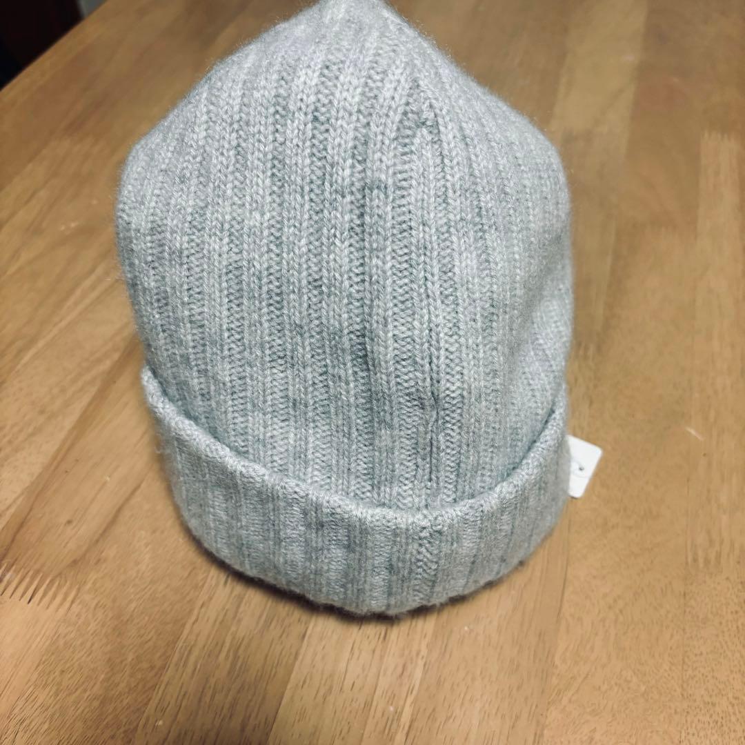 （新品）Picea cashmere（ピセアカシミヤ）リブニットキャップ