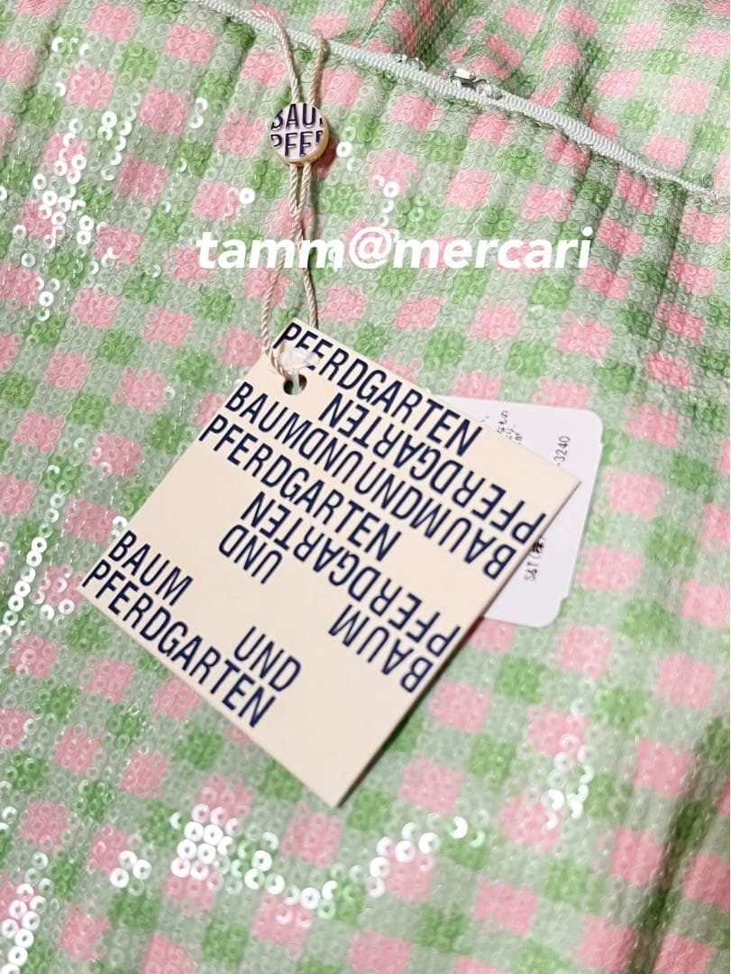 新品タグ付 BAUM UND PFERDGARTEN スカート ganni